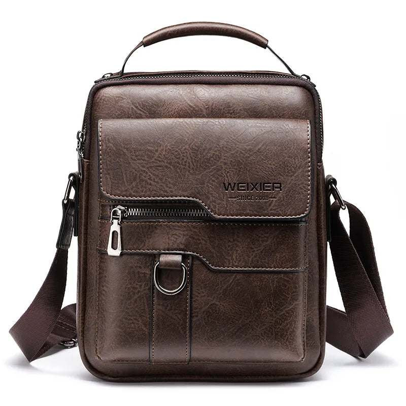 Men's PU Leather Crossbody Bag