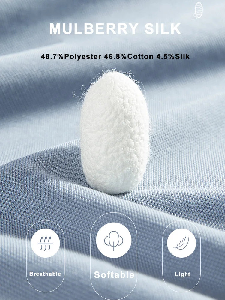 Intims - Polo d'Été Classique en Coton et Soie pour Hommes - 46820FR