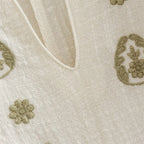 Intims - Chemisier Vintage à Manches Longues avec Broderies pour Femme - 75319FR