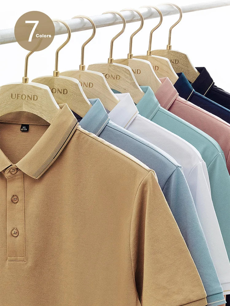 Intims - Polo d'Été Classique en Coton et Soie pour Hommes - 46820FR