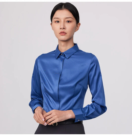Intims - Chemise à manches longues toucher soie pour Femmes - 57692FR