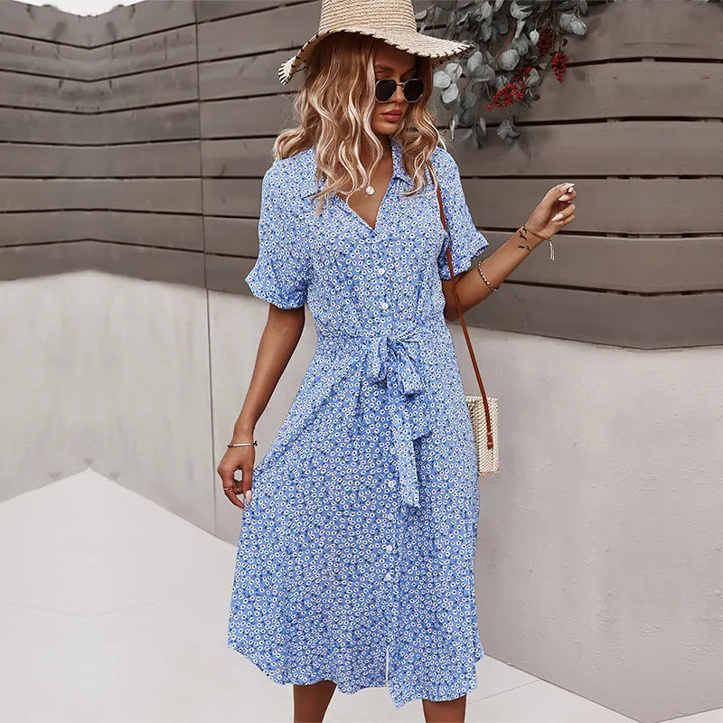 Intims - Robe Midi Imprimée à Fleurs pour Femme - 97531FR
