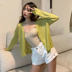 Intims - Cardigan d'Été en Maille Légère Transparente pour Femme - 57913FR