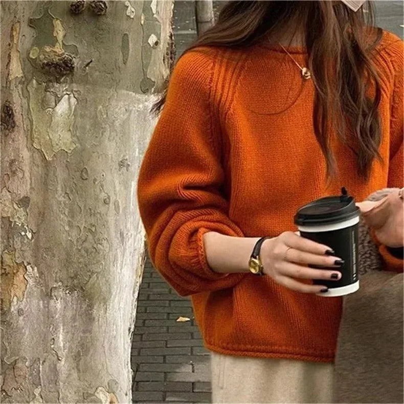 Pull Ample en Tricot Doux et Chaud