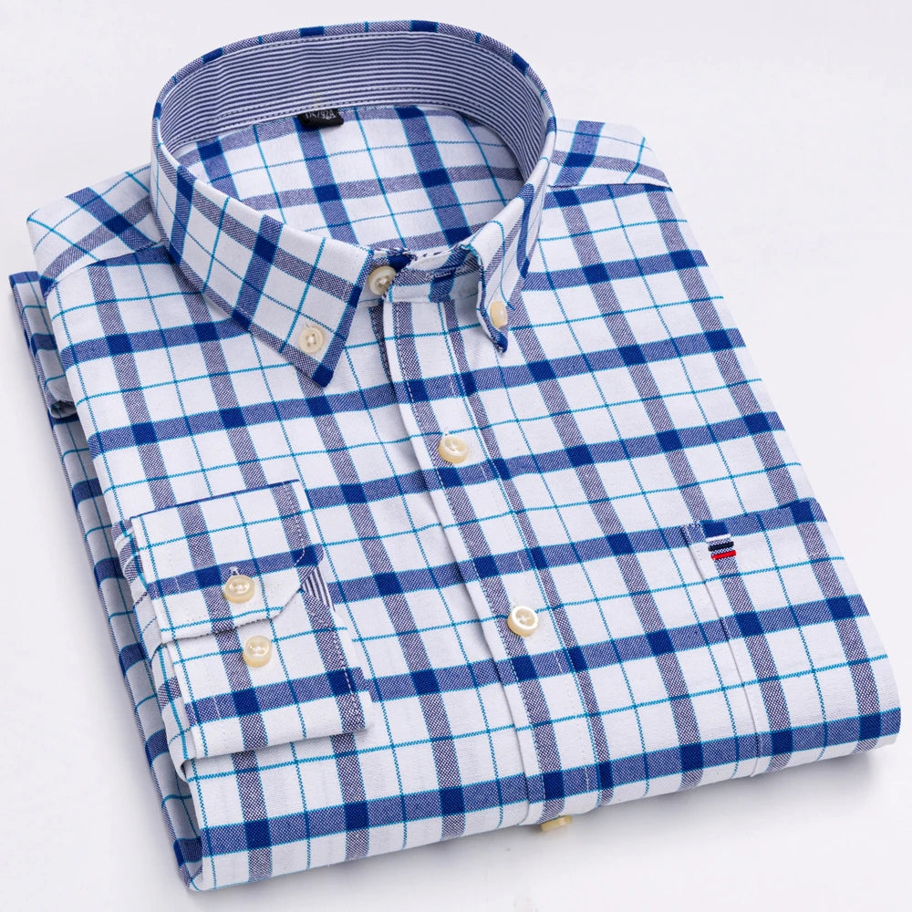 Intims - Chemise Décontractée à Carreaux/Rayures en Coton pour Hommes - 31452FR