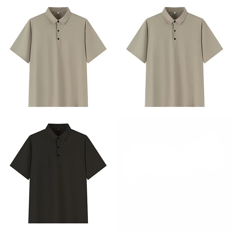 Intims - Lot de 3 Polos Manches Courtes en Grandes Tailles pour Hommes - 48321FR