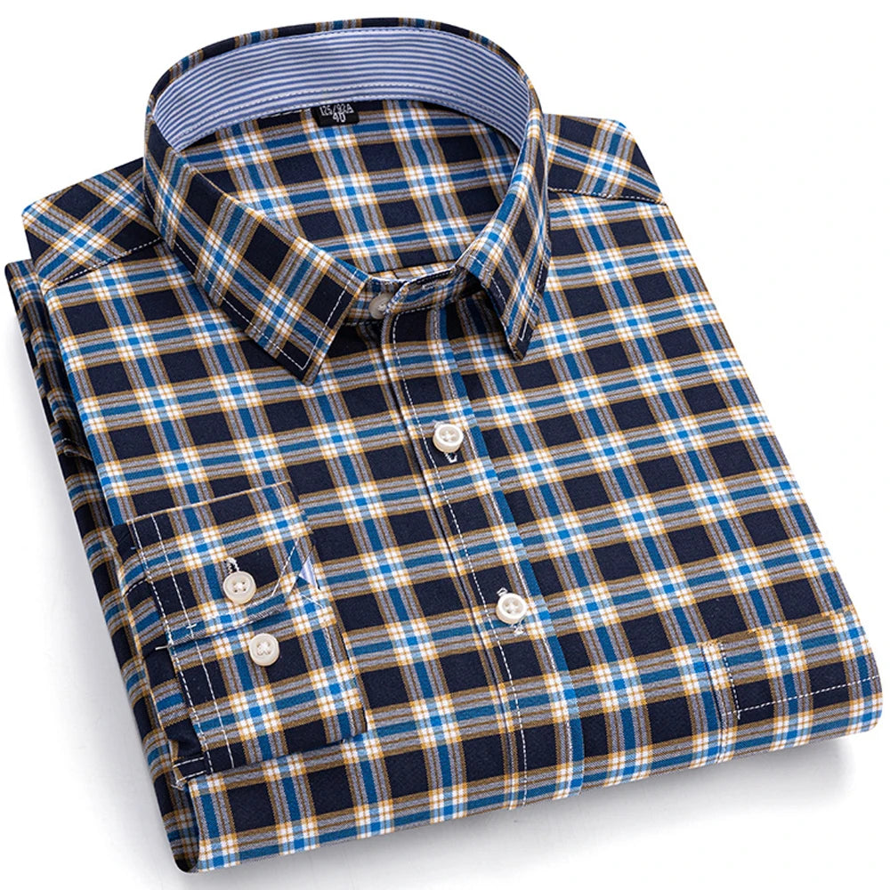Intims - Chemise Décontractée à Carreaux/Rayures en Coton pour Hommes - 31452FR