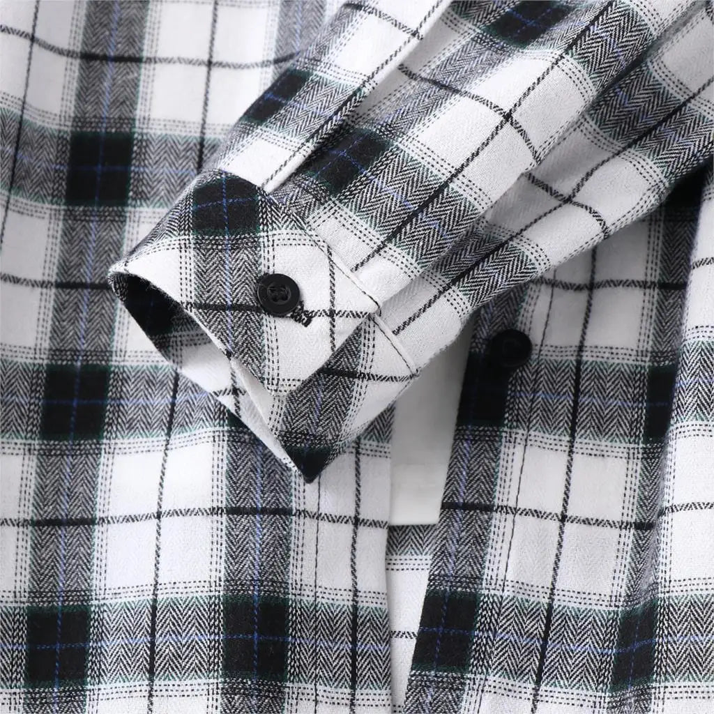 Chemise en Flanelle à Carreaux pour Femme - 13 Couleurs