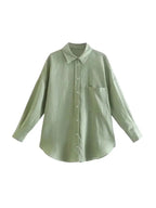 Intims - Chemise BASIC Manches longues en Popeline de Coton - 74821FR