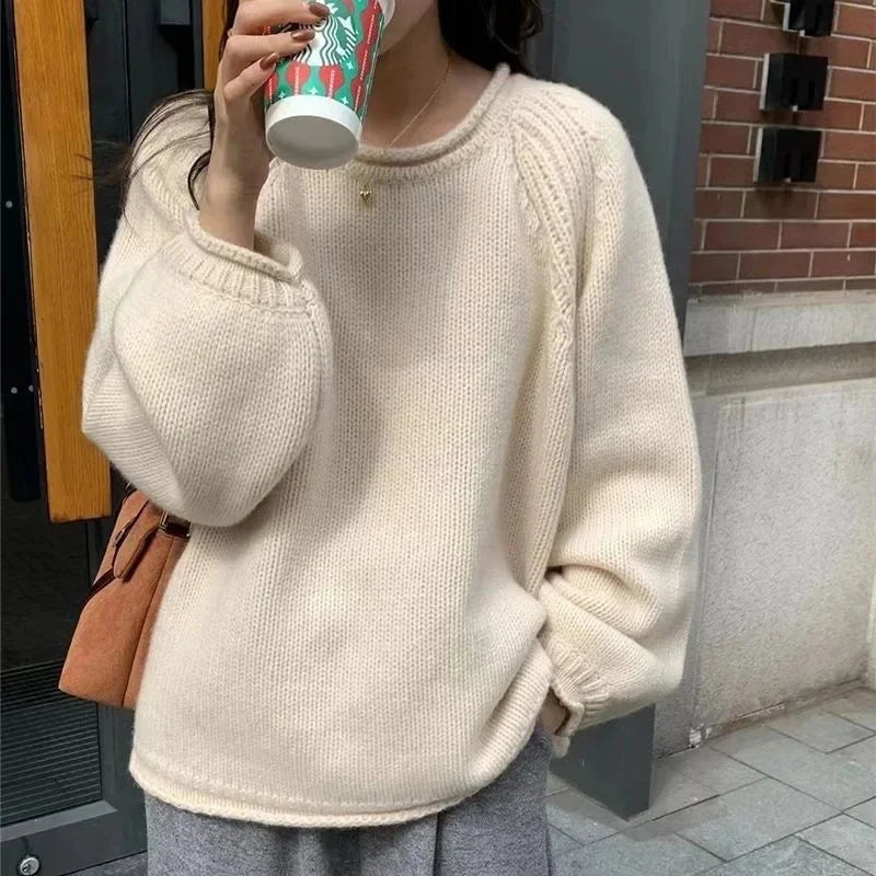 Pull Ample en Tricot Doux et Chaud