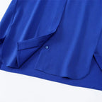 Ensemble Chemise Manches 3/4 et Pantalon Fluide à Taille Élastique 2 Coloris - 57913FR