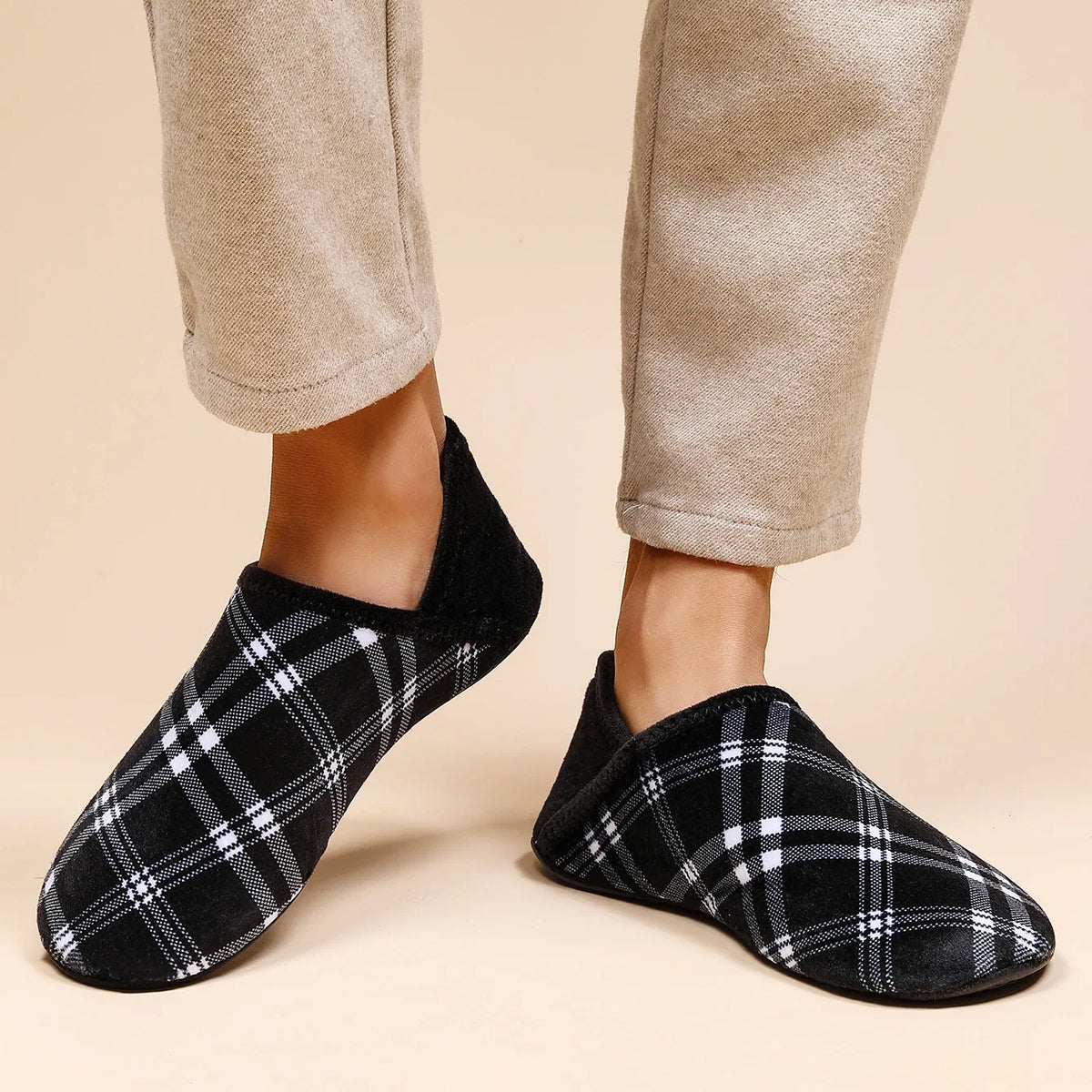 Pantoufles Homme à Style Charentaises – Chauds, Souples, Légers & Semelle Antidérapante – Confort pour la Maison
