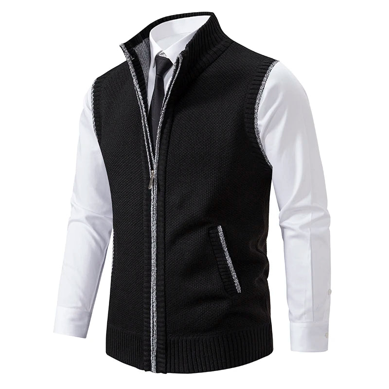 Intims - Gilet sans manches à maille col cheminée pour Homme - 87342FR