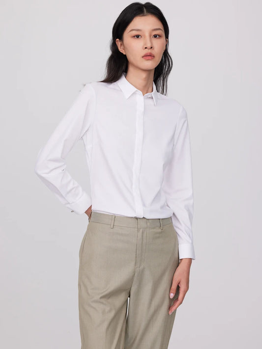 Intims - Chemise ajustée à boutons invisibles en fibres de bambou pour Femmes - 63784FR