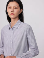 Intims - Chemise Rayée Décontractée en Fibre de Bambou pour Femmes - 00125FR