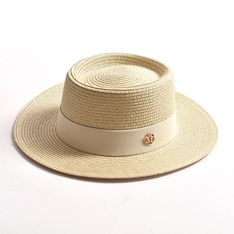 Intims - Chapeau de Paille Coloré à Ruban - 17 Couleurs