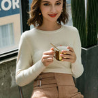 Intims - Pull à fine maille basic à col rond pour Femme - 68234FR