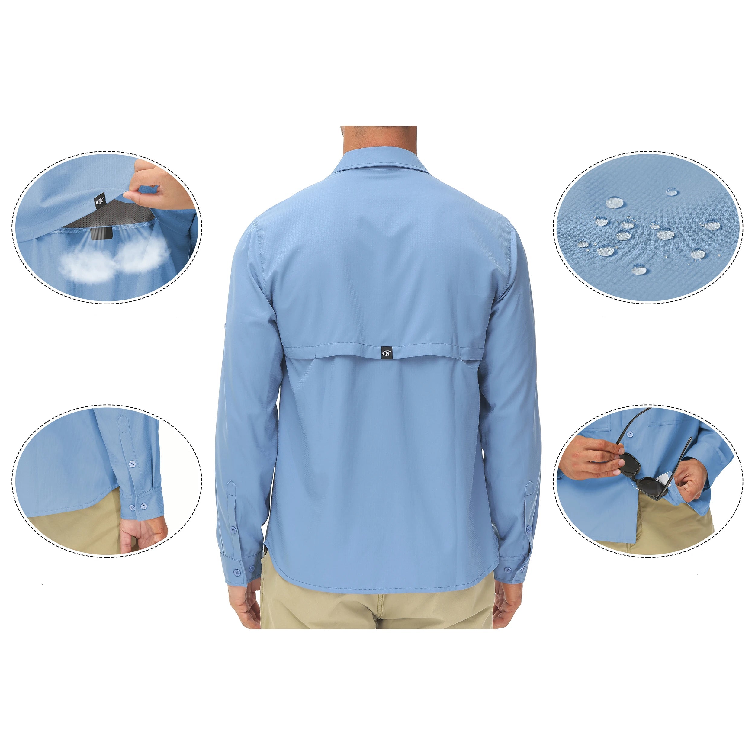 Intims - Chemise Anti-UV UPF 50+ Respirante pour Homme - 27491FR