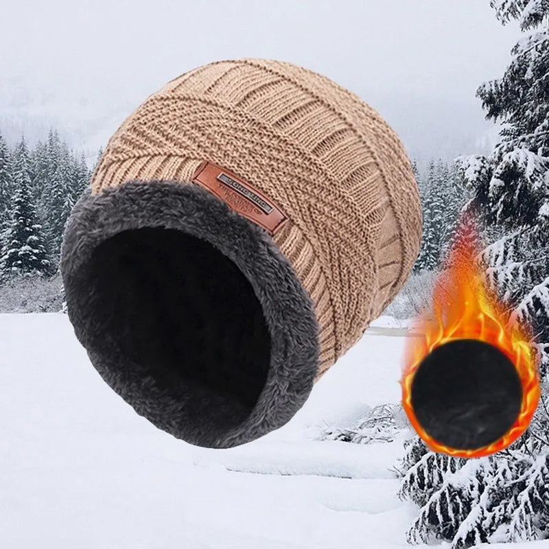 Ensemble Hiver Homme – Bonnet & Tour de Cou Polaire