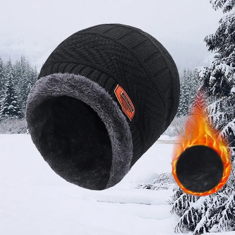 Ensemble Hiver Homme – Bonnet & Tour de Cou Polaire