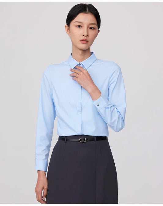 Intims - Chemise ajustée à boutons invisibles en fibres de bambou pour Femmes - 38562FR