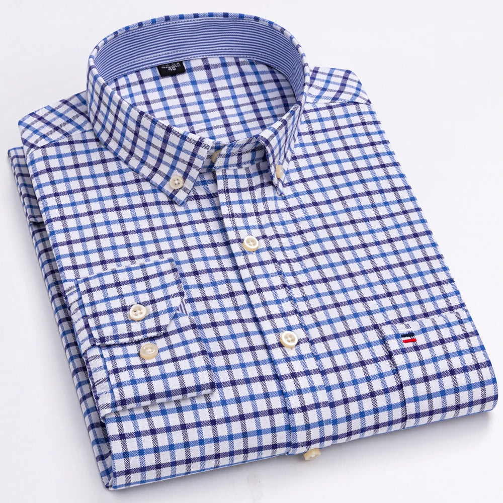 Intims - Chemise Décontractée à Carreaux/Rayures en Coton pour Hommes - 31452FR