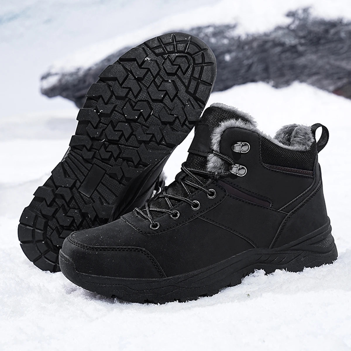 Bottes Montantes Hiver Confort Extrême pour Homme