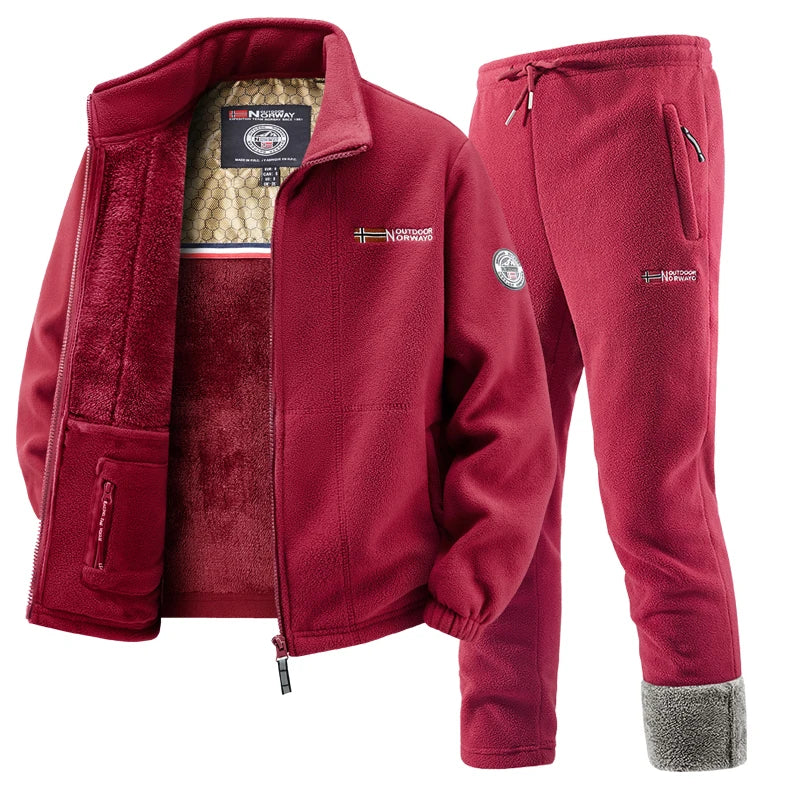 Men's NORWAY Vest and XTREME Fleece Joggers Set