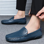 Intims - Mocassins en Cuir Véritable Respirants et Ajourés pour Hommes - 86421FR