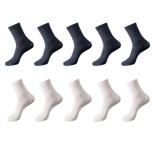 5x Bleu & 5x Gris clair