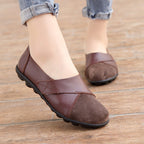 Mocassins orthopédiques en cuir pour femme