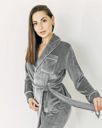 Intims - Pyjama peignoir chaud en velours - 92874FR