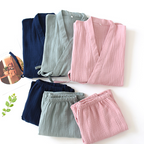 Intims - Pyjama Kimono en Coton Mixte