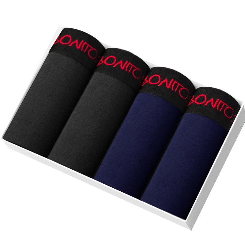 Intims - Lot de 4 Boxers en Coton classique