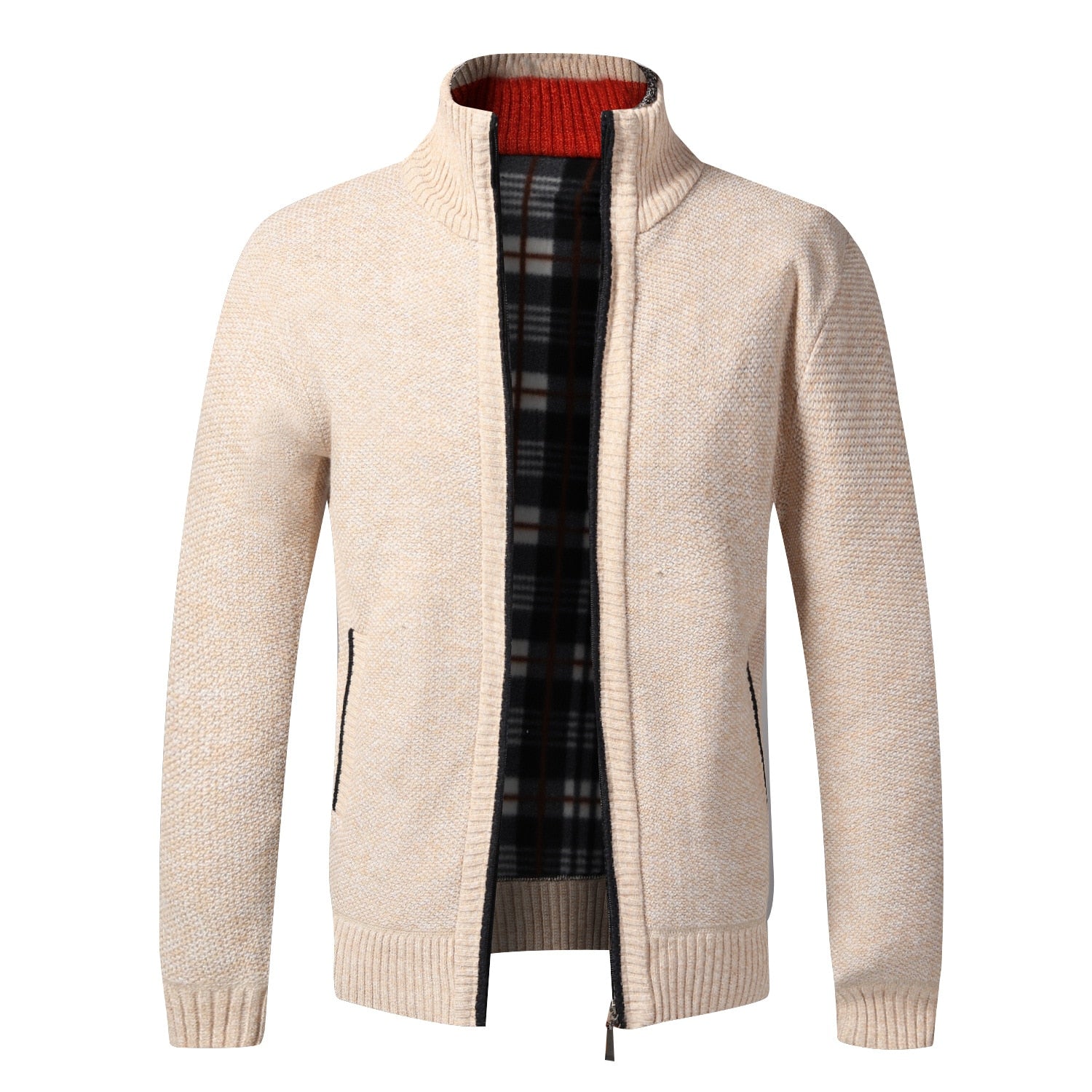 Intims - Gilet chaud avec fermeture éclair pour homme