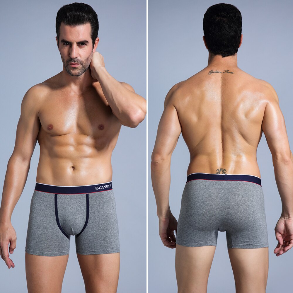 Intims - Lot de 4 Boxers en Coton à motifs