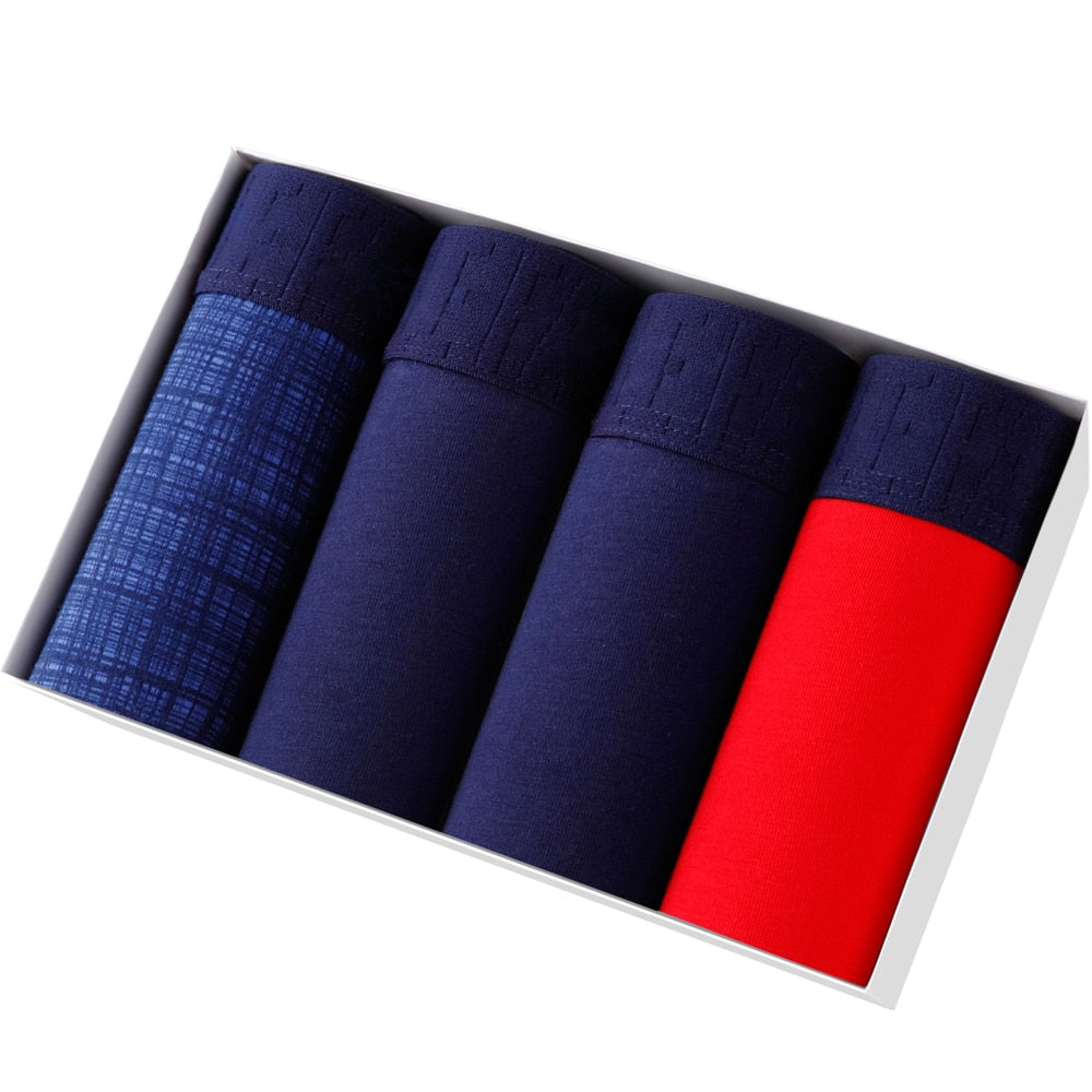 Intims - Coffret de 4 Boxers en Coton