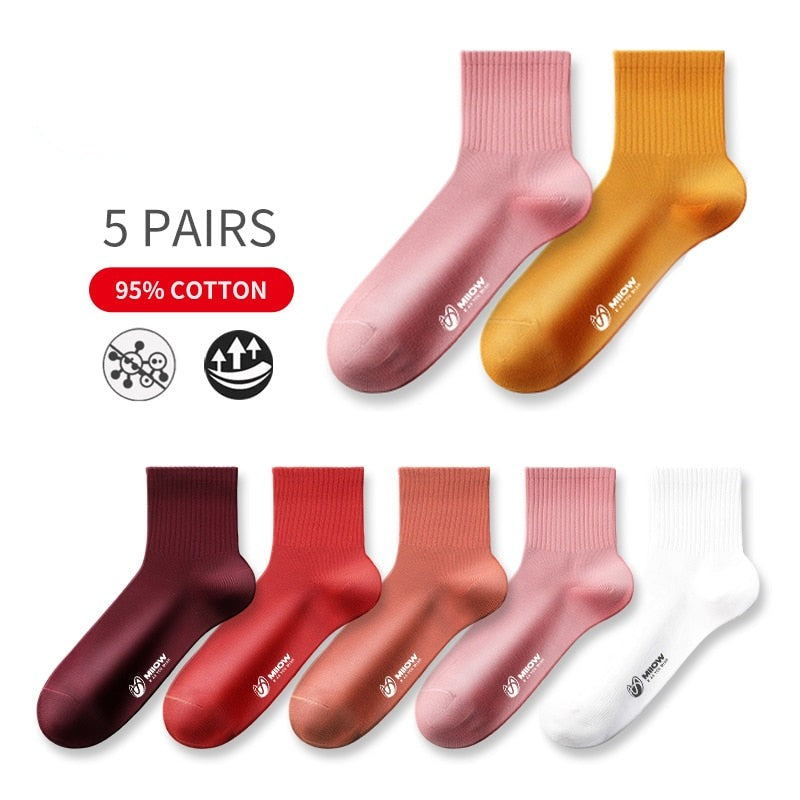 Intims - Lot de 5 Chaussettes respirantes en Coton - 83721FR