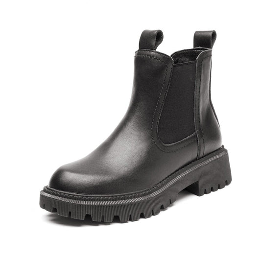 Bottines Chelsea rétro en cuir