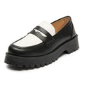 Casual loafers with thick soles - Genuine leather