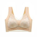 Intims - Brassière en soie glacée à dentelle - 92845FR