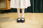 Mocassins décontractés à semelles épaisses - Cuir véritable