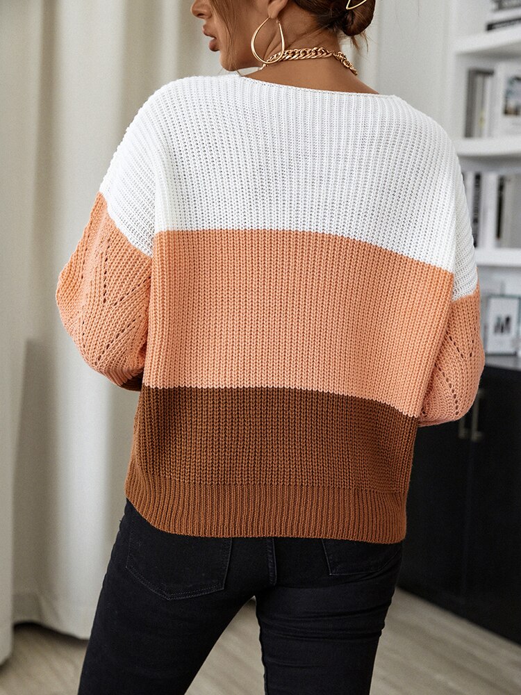 Intims - Pul tricot col V ample