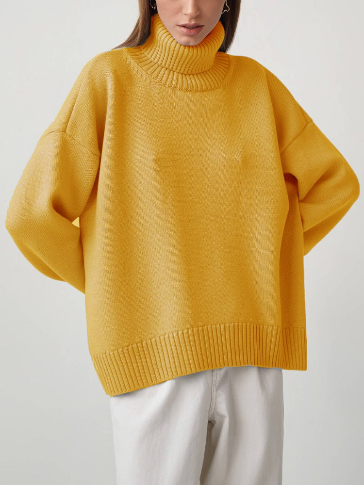 Intims - Pull Col roulé oversize