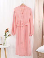 Intims - Peignoir long en Gaze de Coton