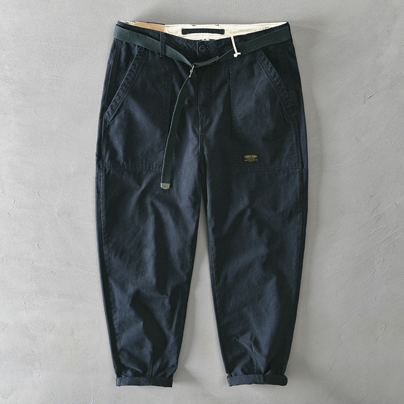 Vintage style cotton Cargo pants