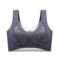 Intims - Brassière en soie glacée à dentelle - 92845FR