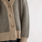 Intims - Cardigan oversize motif chevron