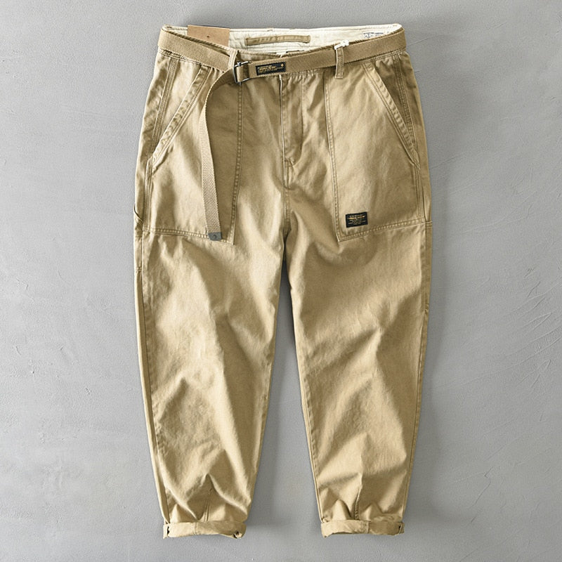 Pantalon Cargo en coton style vintage