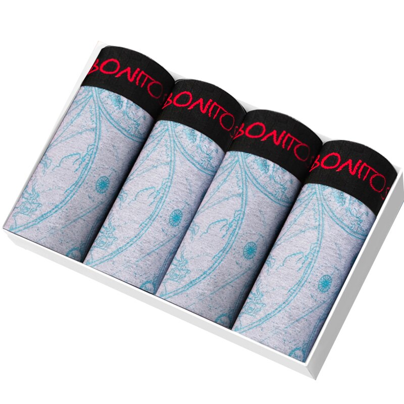 Intims - Pack of 4 Patterned Cotton Boxers
